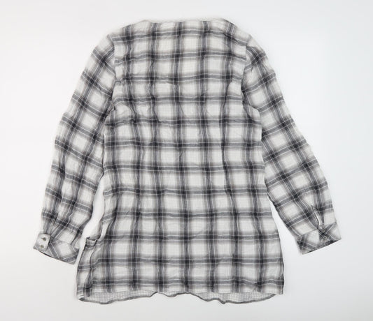 Womens UK Size 12 Marks and Spencer Grey Basic Blouse
