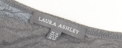 Laura Ashley Women's Grey Feather Tunic, Size 12