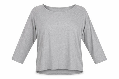 Womens UK Size 14 Warehouse Grey Basic T-Shirt