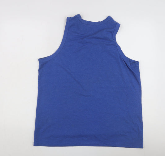Lee Cooper Men's Blue Sleeveless Surf T-Shirt XL