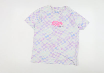 Womens UK Size 12 NEXT Multicoloured Basic T-Shirt