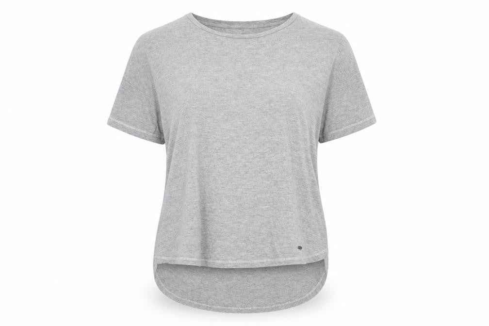 O'Neill Women's Grey T-Shirt Size 8 Crew Neck Casual