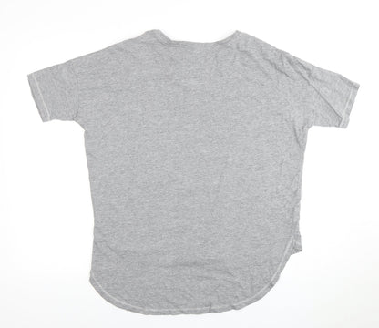 O'Neill Women's Grey T-Shirt Size 8 Crew Neck Casual