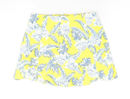 Noir Women's Floral Yellow Skirt S
