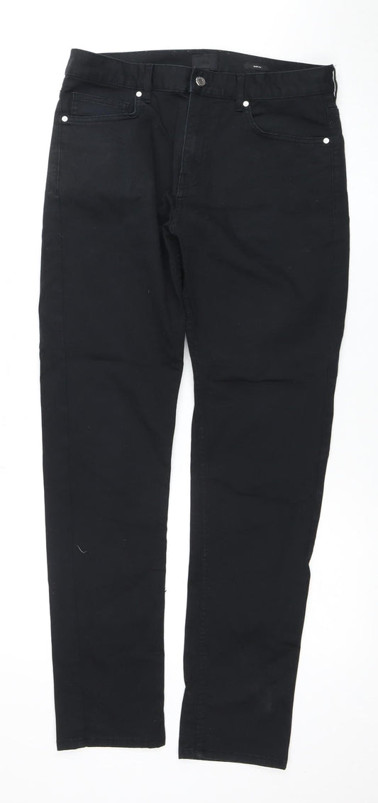 H&M Men's Black Straight Jeans Size 30