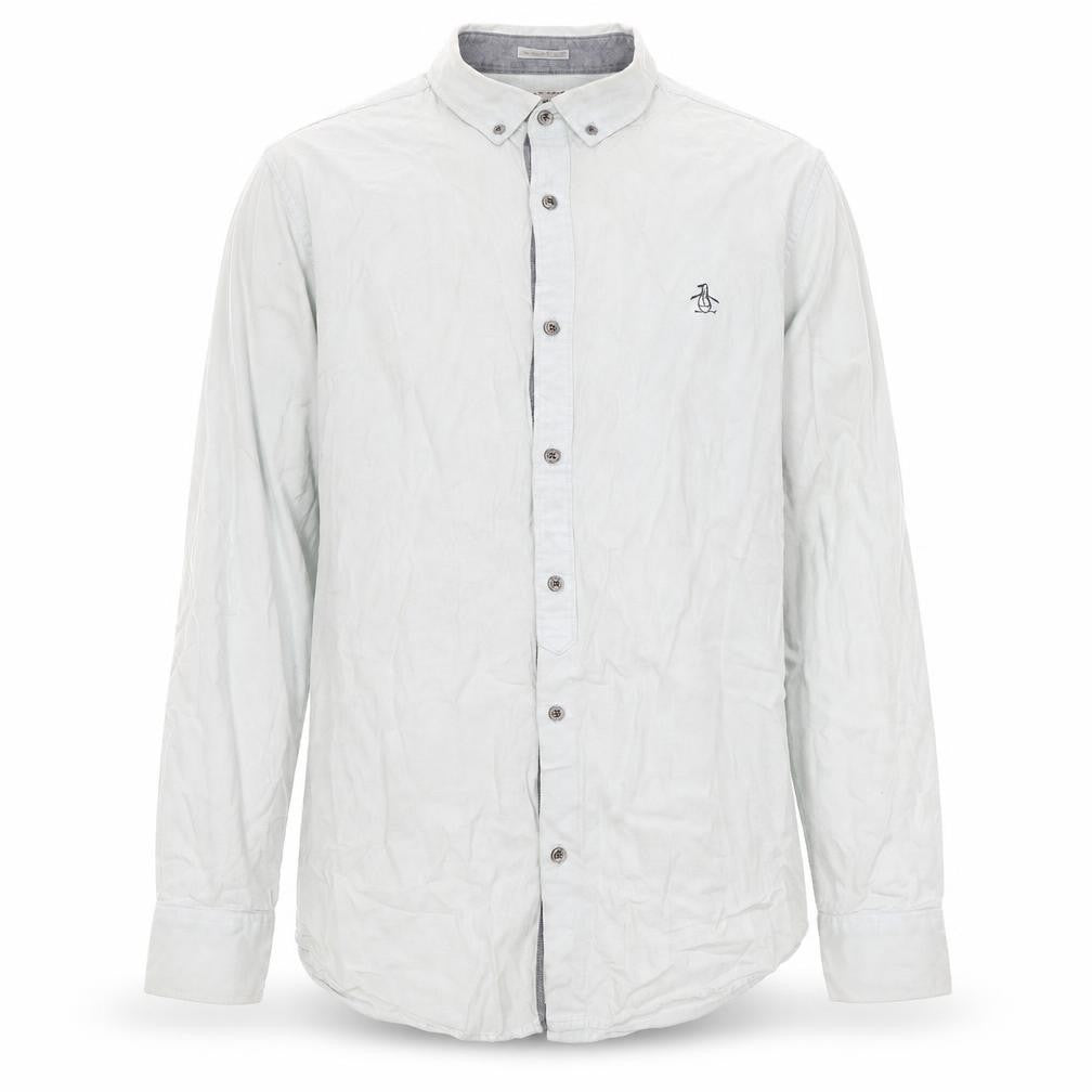 Mens UK Collar Size L Penguin Smart White  Dress Shirt