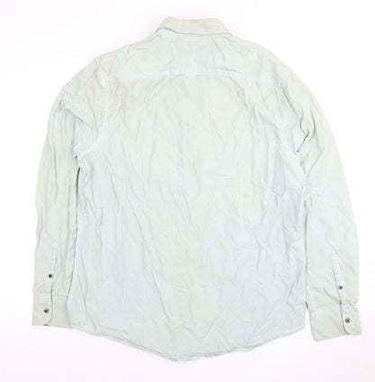 Mens UK Collar Size L Penguin Smart White  Dress Shirt