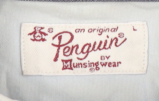 Mens UK Collar Size L Penguin Smart White  Dress Shirt
