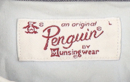 Mens UK Collar Size L Penguin Smart White  Dress Shirt