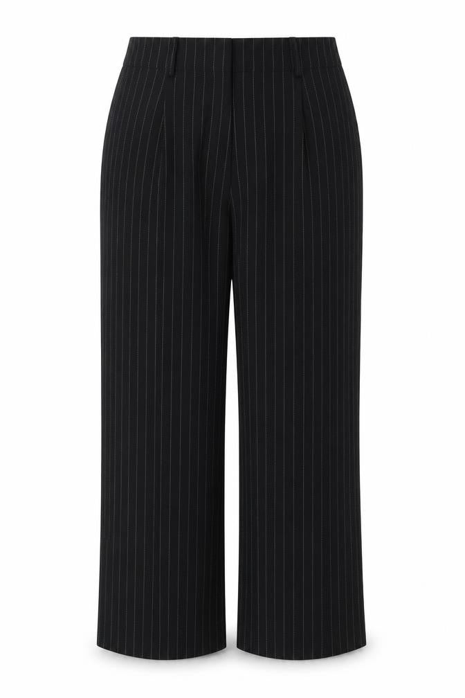 Womens UK Size 16 Marks and Spencer Regular Fit Workwear Casual Black Trousers