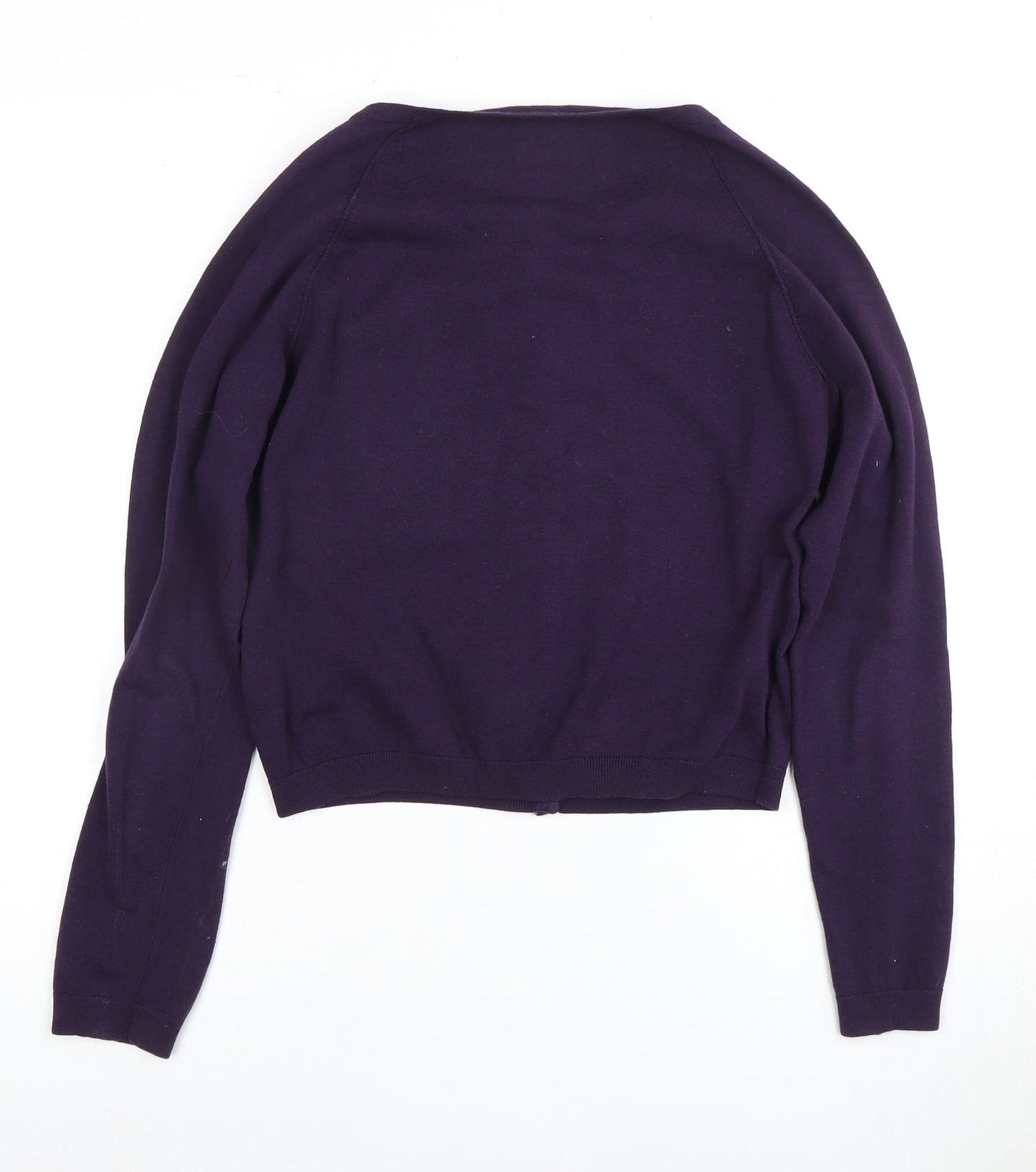 InWear Women's Purple Cardigan, S, Crew Neck, Autumn