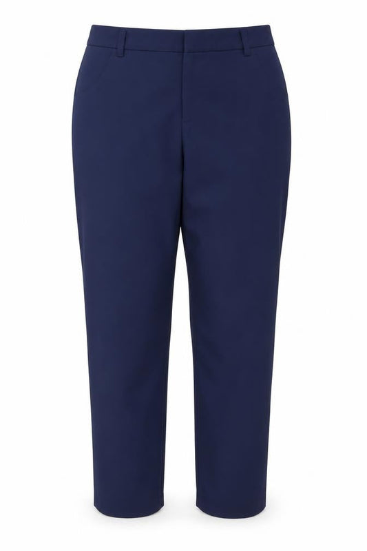 Womens UK Size 12 Quiz Regular Fit Casual Workwear Blue Trousers