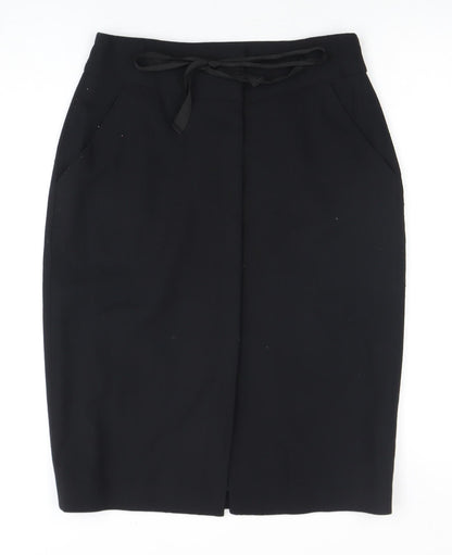 Coast Women's Black Pencil Midi Skirt - Size 12