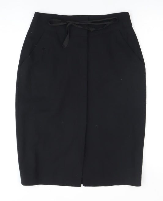 Coast Women's Black Pencil Midi Skirt - Size 12