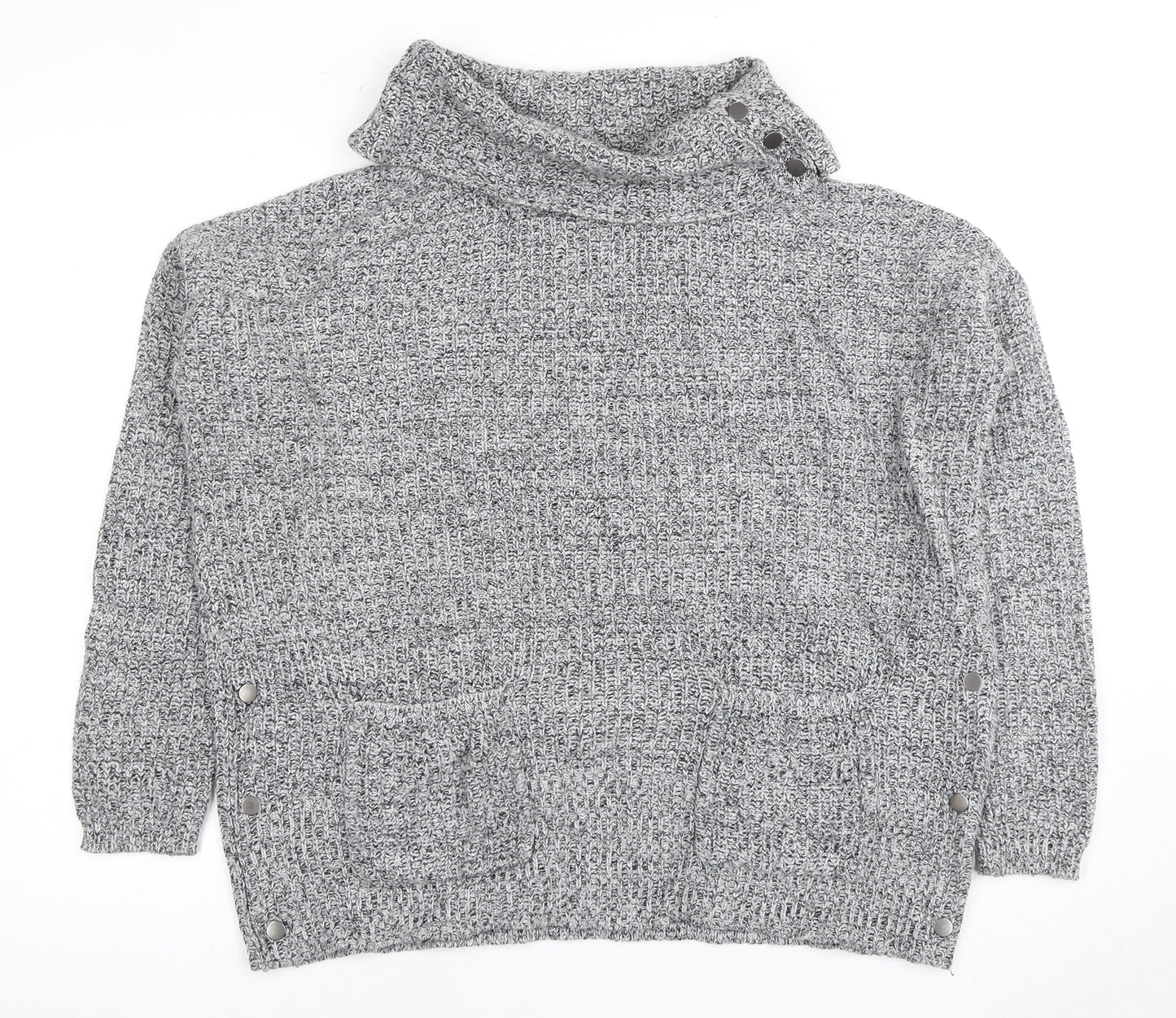 Womens UK Size S NEXT Grey Pullover Jumper