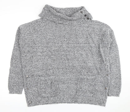 Womens UK Size S NEXT Grey Pullover Jumper