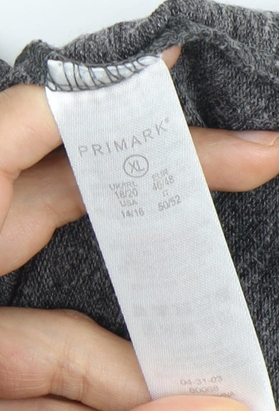 Primark Women's Grey Friends Logo Nightshirt XL