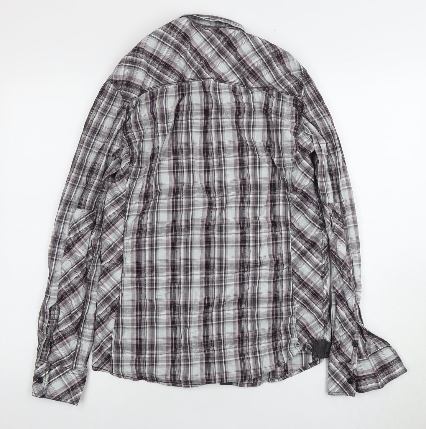 Next Men’s Multicoloured S Plaid Cotton Shirt
