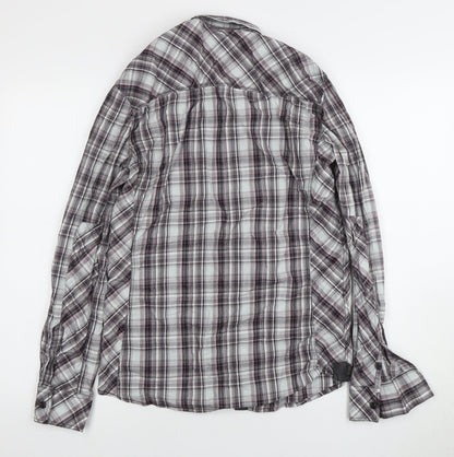 Next Men’s Multicoloured S Plaid Cotton Shirt