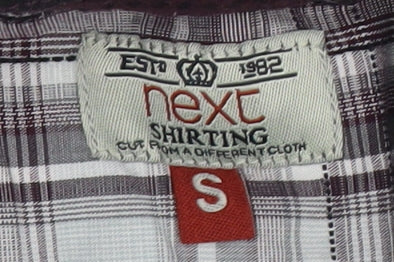 Next Men’s Multicoloured S Plaid Cotton Shirt