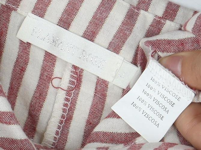Flamant Rose Women's Striped Collared Shirt Dress