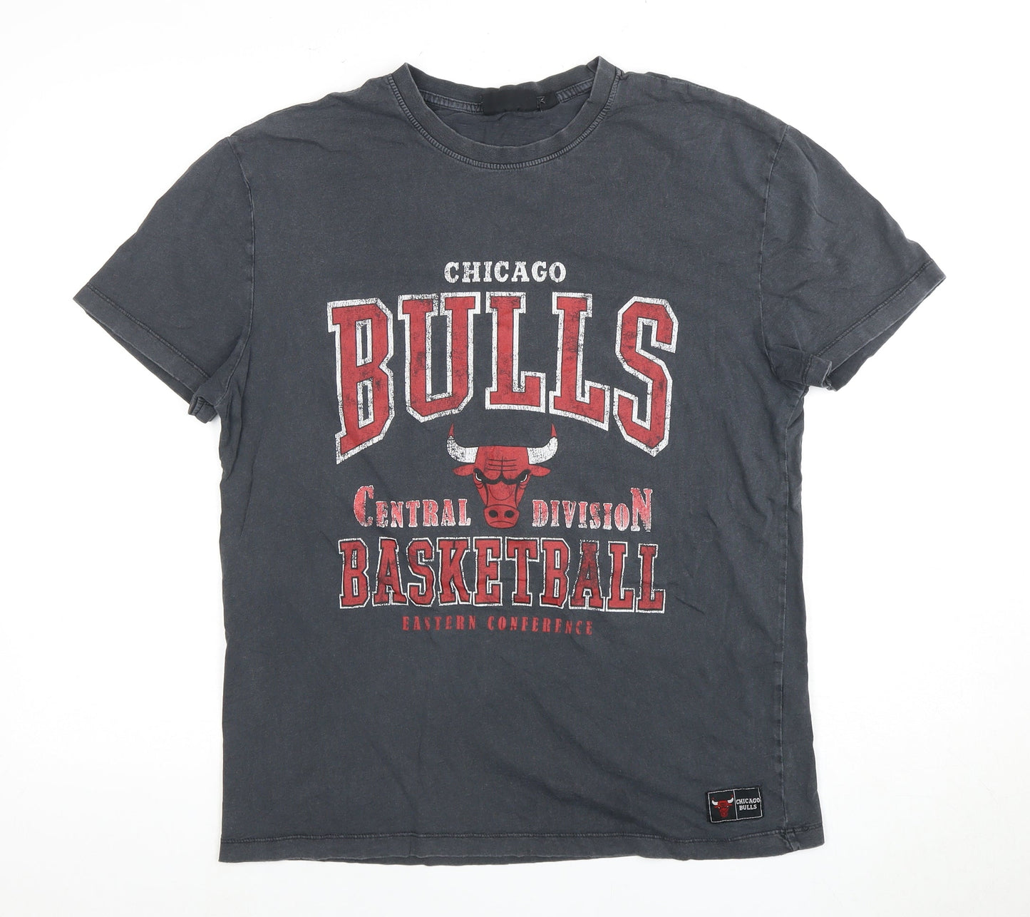 NBA Chicago Bulls Men's Black S Graphic T-Shirt