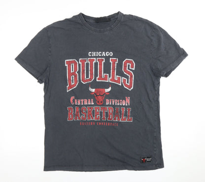 NBA Chicago Bulls Men's Black S Graphic T-Shirt