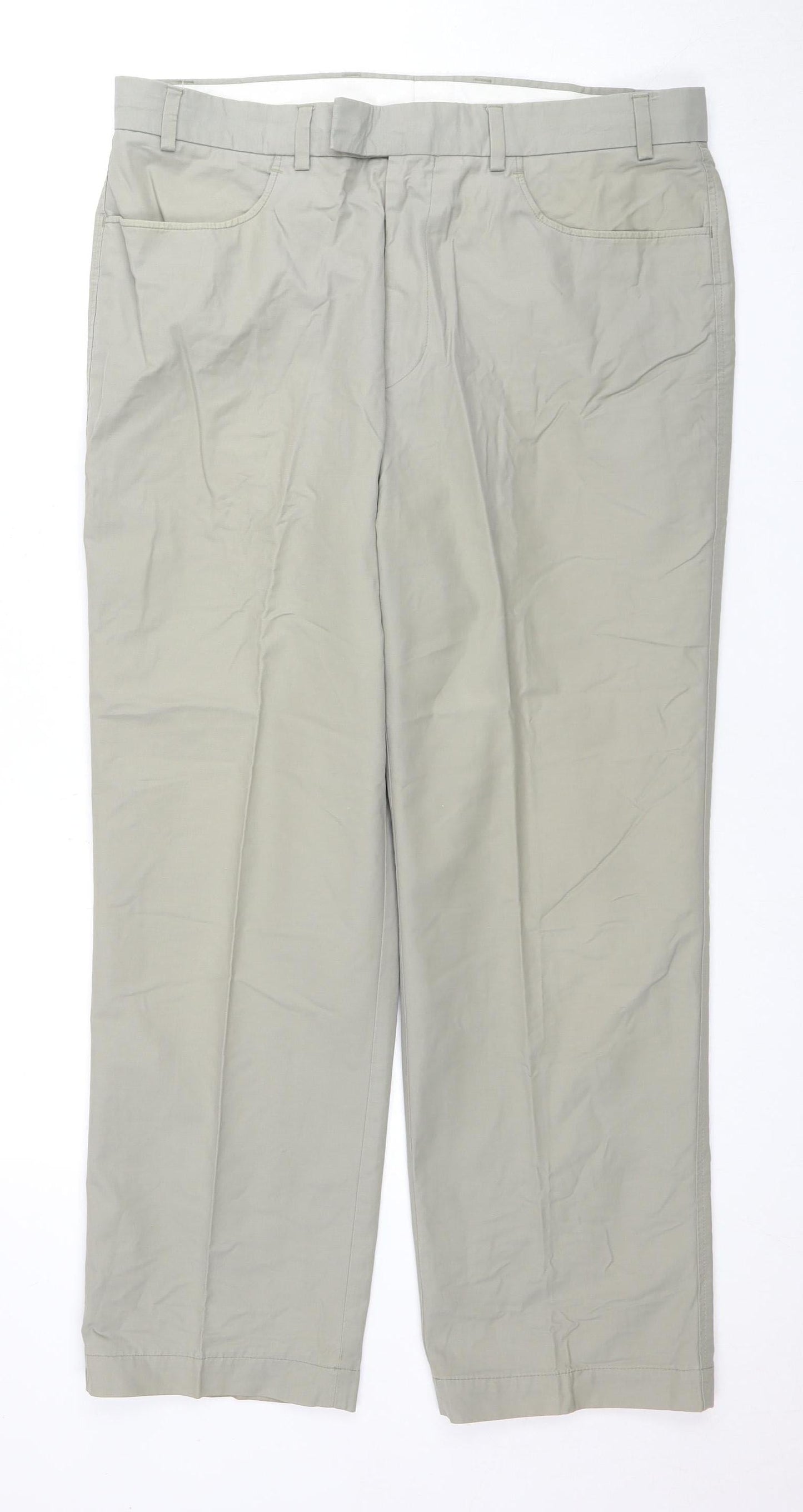 Marks and Spencer Men's Beige Trousers 36