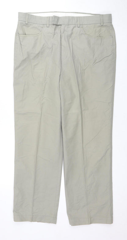 Marks and Spencer Men's Beige Trousers 36