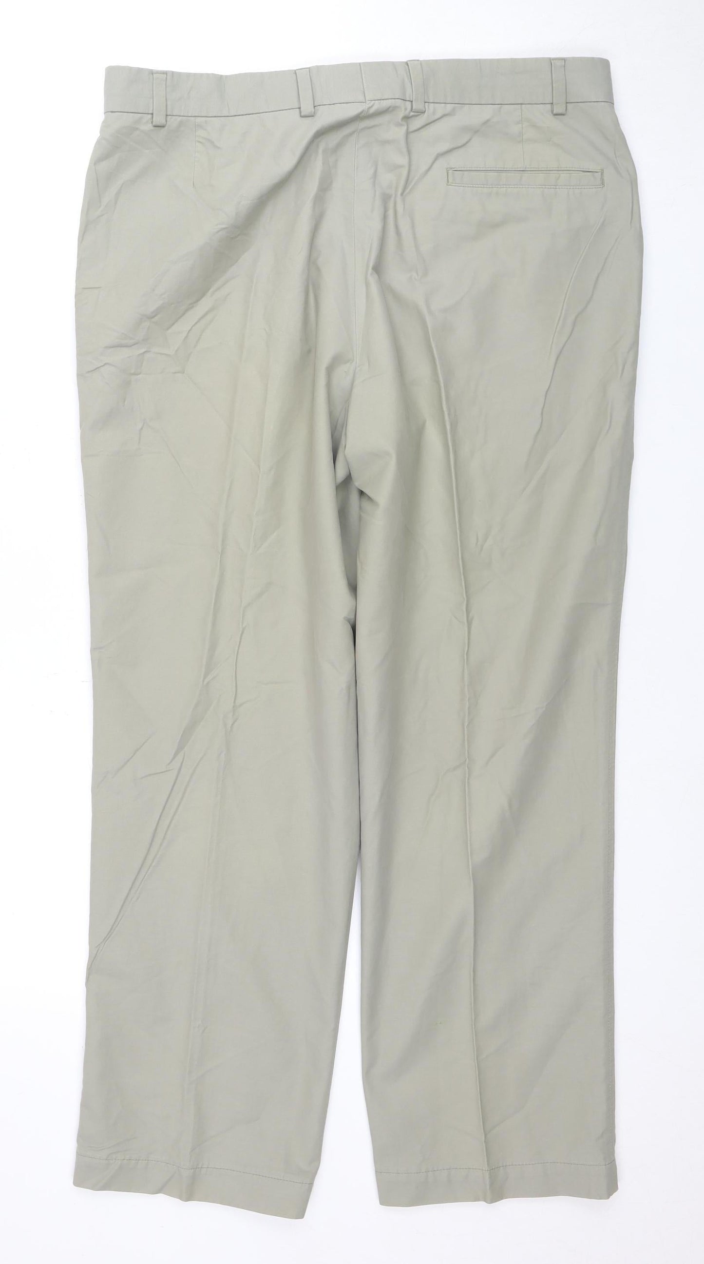Marks and Spencer Men's Beige Trousers 36