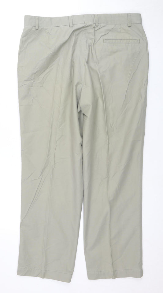 Marks and Spencer Men's Beige Trousers 36