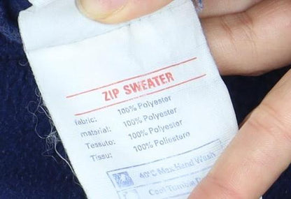 Berghaus Women's Blue 1/2 Zip Polyester Fleece Sweatshirt Size M