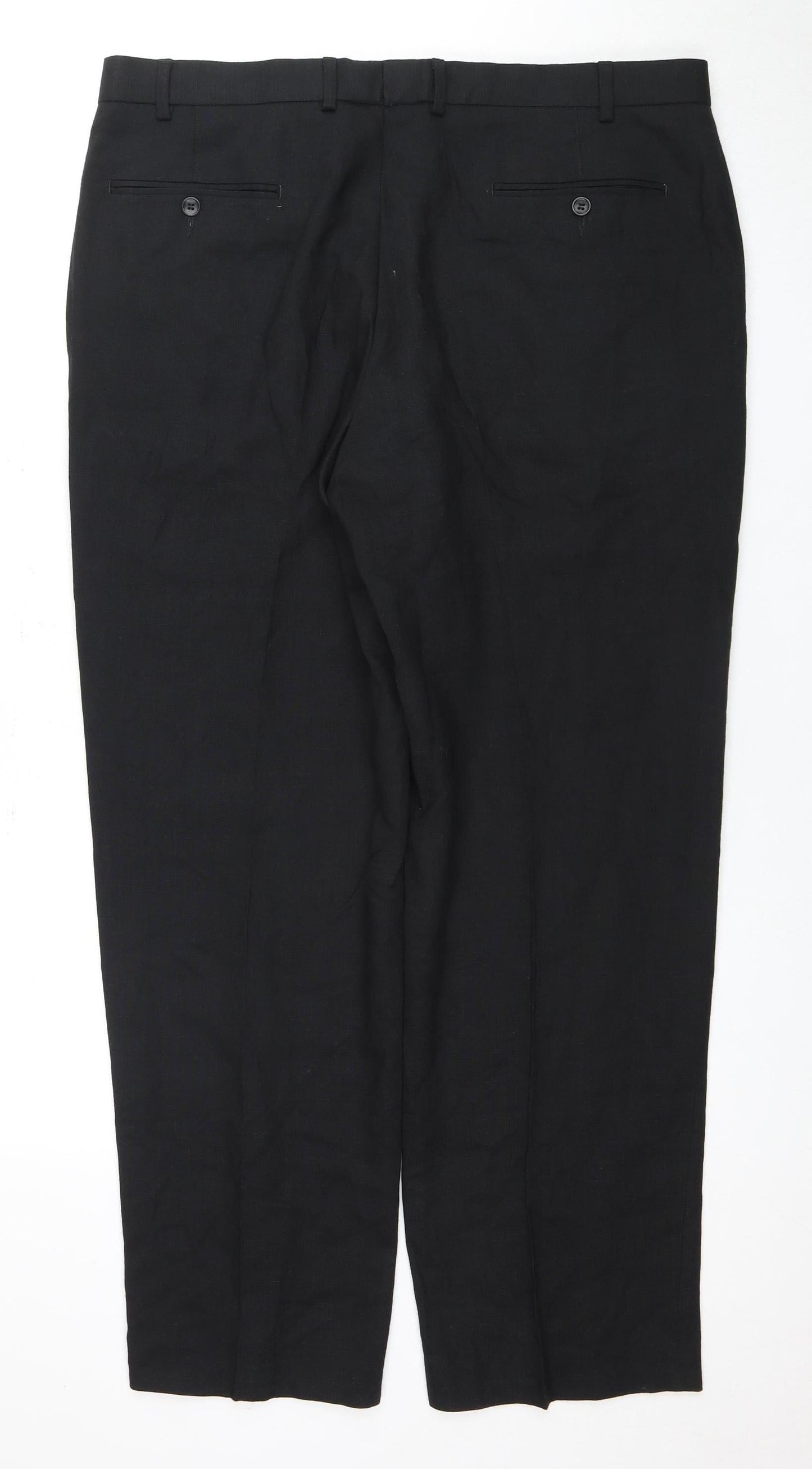 Marks and Spencer Men's Black Trousers Size 38