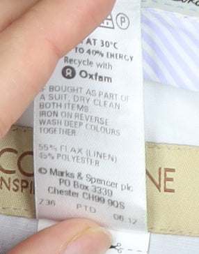 Marks and Spencer Men's Black Trousers Size 38