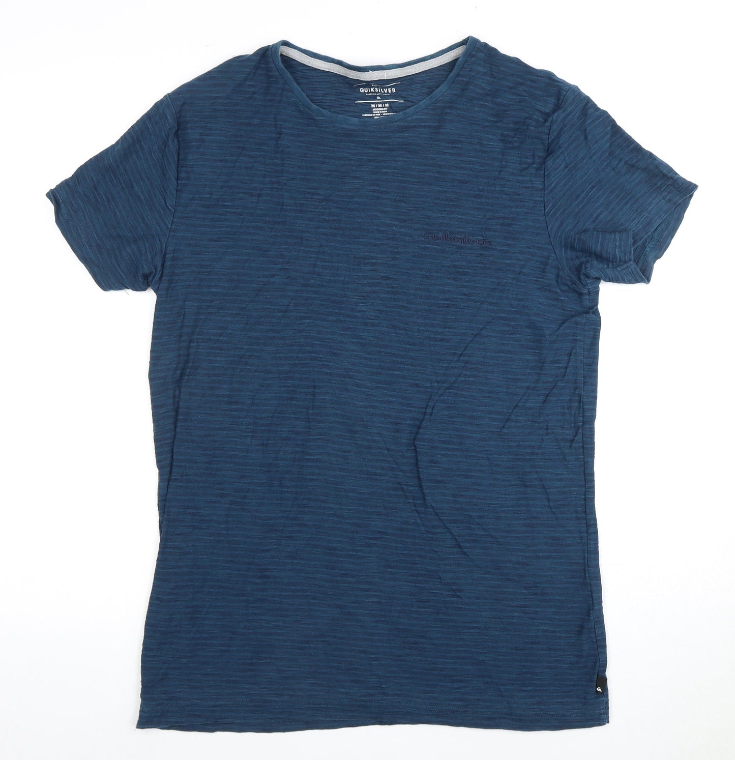 Quiksilver Men's Blue Medium Crew Neck T-Shirt