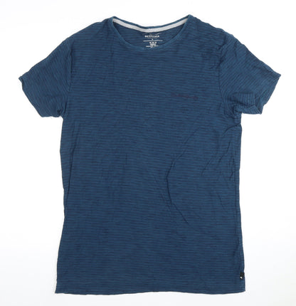 Quiksilver Men's Blue Medium Crew Neck T-Shirt