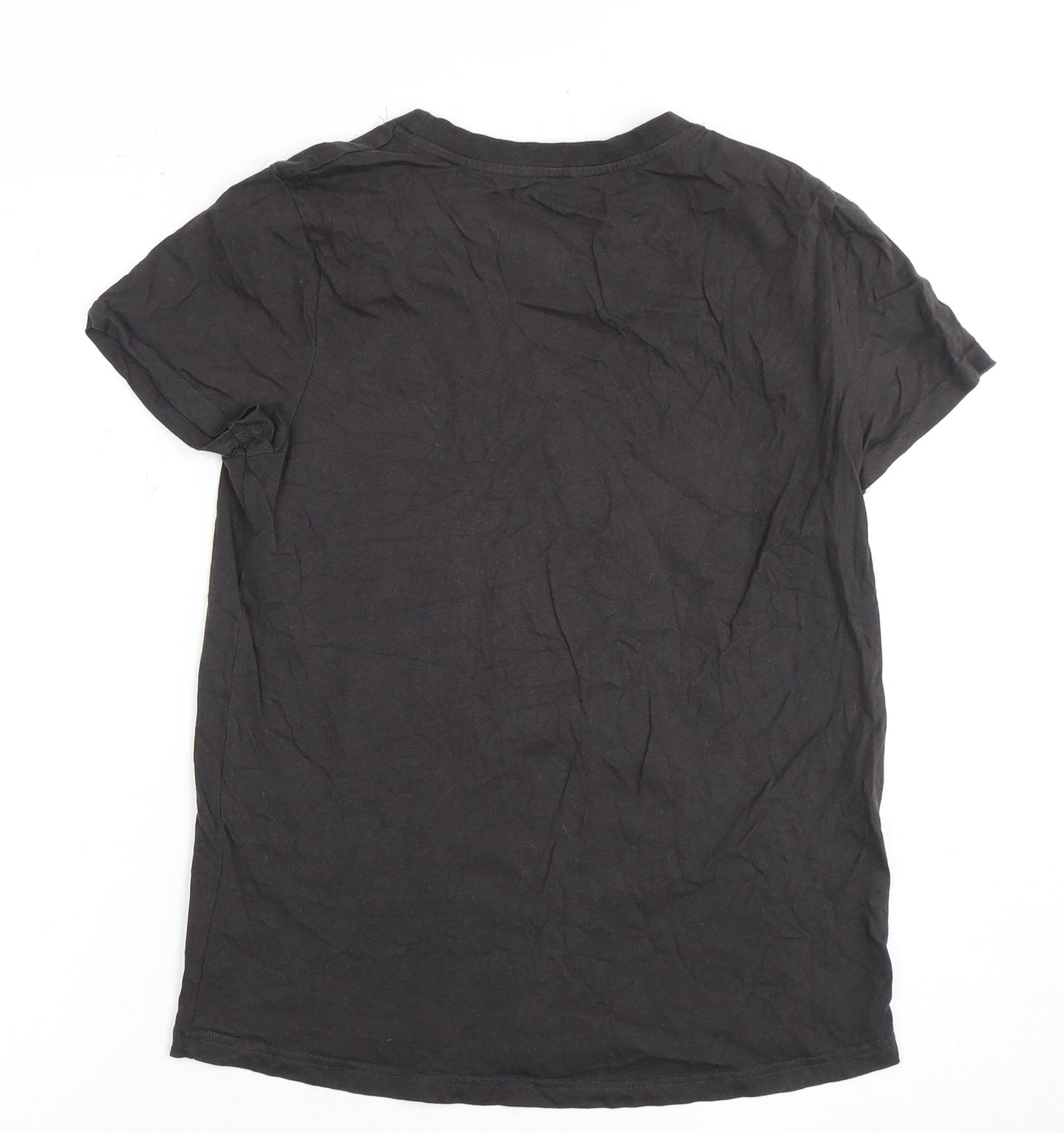 Disney Women's Black Mickey & Friends T-Shirt - Size 8
