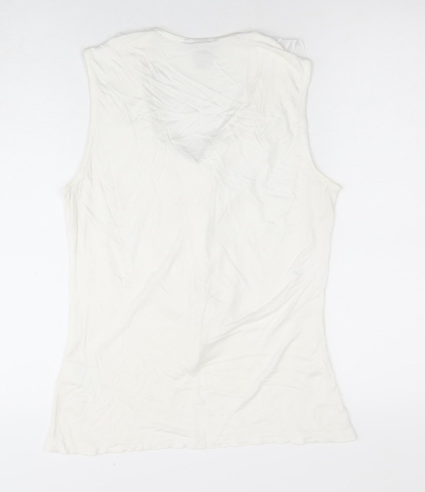Womens UK Size 12 H&M White Basic Blouse