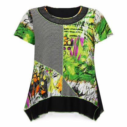 Casamia Women's Multicoloured T-Shirt, Size L