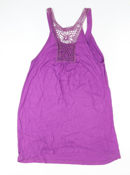 Womens UK Size 12 Etam Purple Tunic Tank