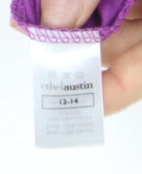 Womens UK Size 12 Etam Purple Tunic Tank