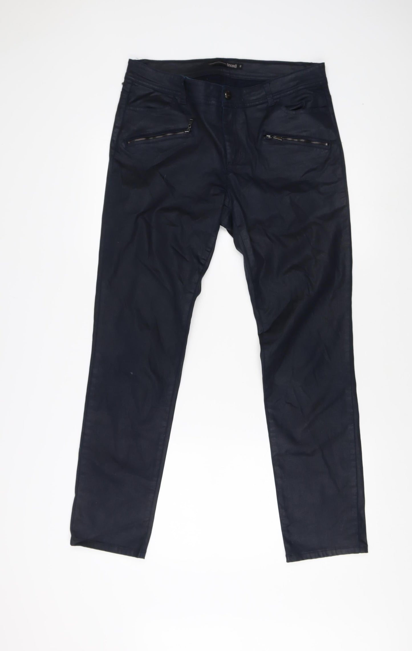 Trend Women's Black Straight Trousers Size 14