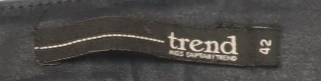 Trend Women's Black Straight Trousers Size 14