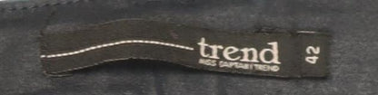 Trend Women's Black Straight Trousers Size 14