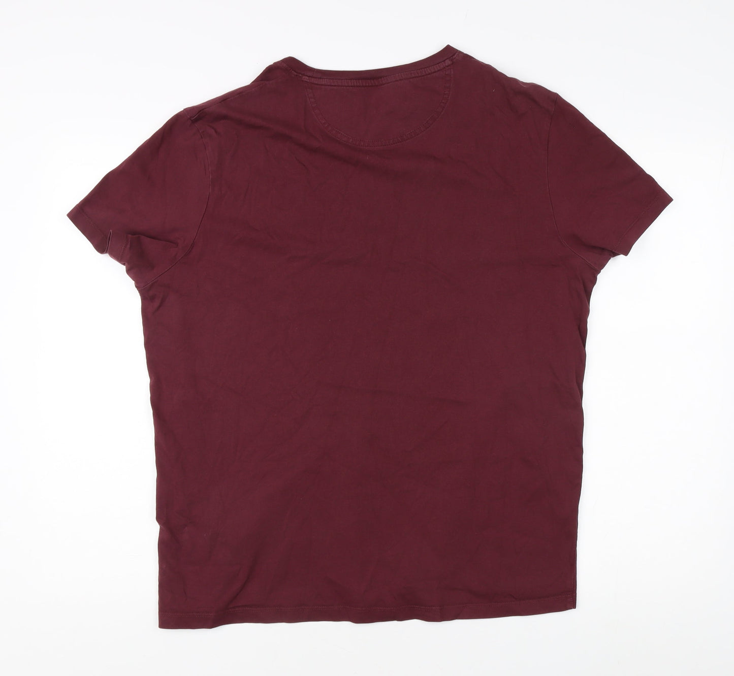 Timberland Men's XL Red Slim Fit Crew Neck T-Shirt