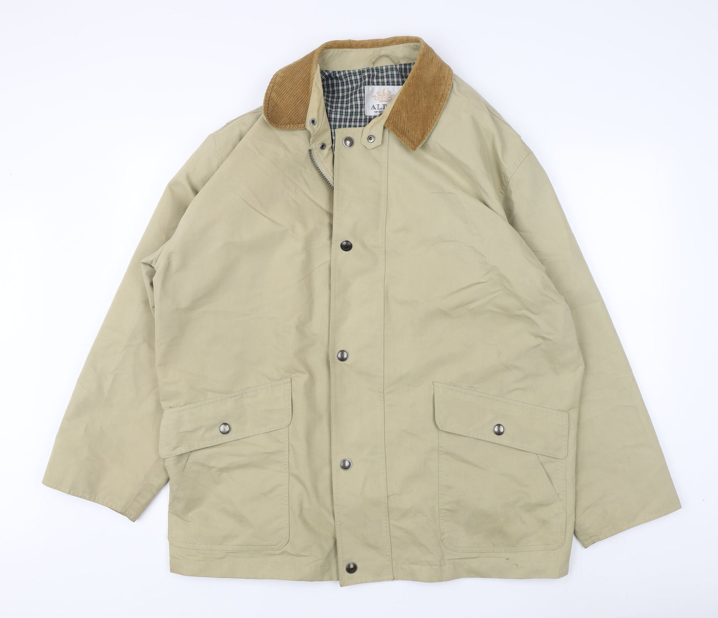 Aldon Men's Beige Basic Jacket Size 40 Stylish Outerwear