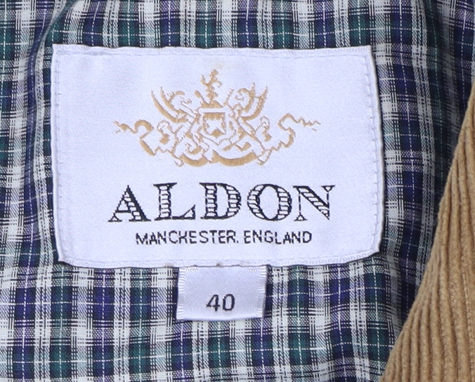 Aldon Men's Beige Basic Jacket Size 40 Stylish Outerwear