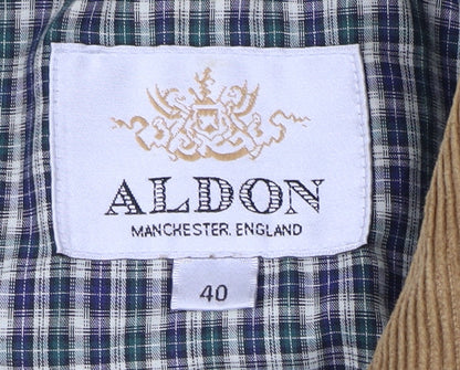 Aldon Men's Beige Basic Jacket Size 40 Stylish Outerwear