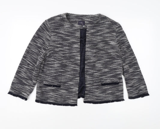 Womens UK Size 16 Marks and Spencer Blue Cardigan Jumper