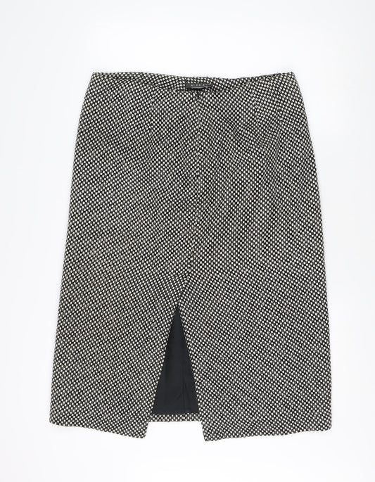 Alex & Co. Women's Black Geometric Pencil Skirt, Size 18